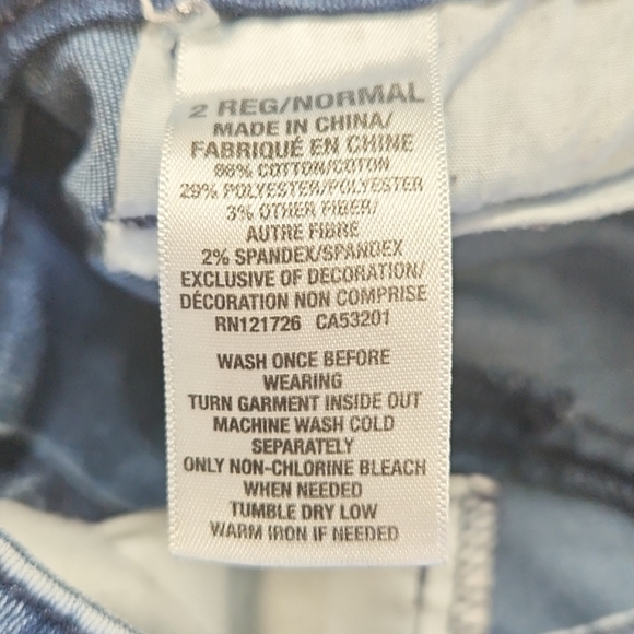 AERPOSTALE WOMENS JEGGINGS DISTRESSED ON KNEES SIZE 2 REGULAR STONE WASHED BLUE - Picture 11 of 16